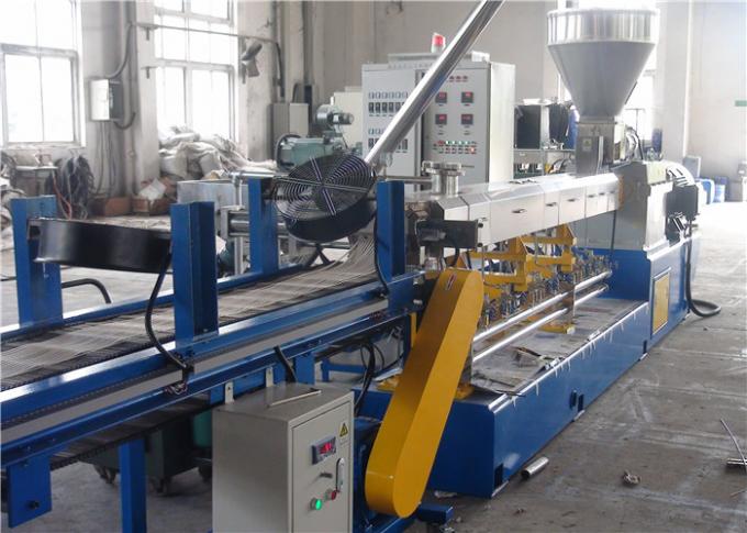 Maschine des Doppelschneckenextruder-90kw für Kartoffelstärke die biologisch abbaubare Winkel- des Leistungshebelskugel-Herstellung